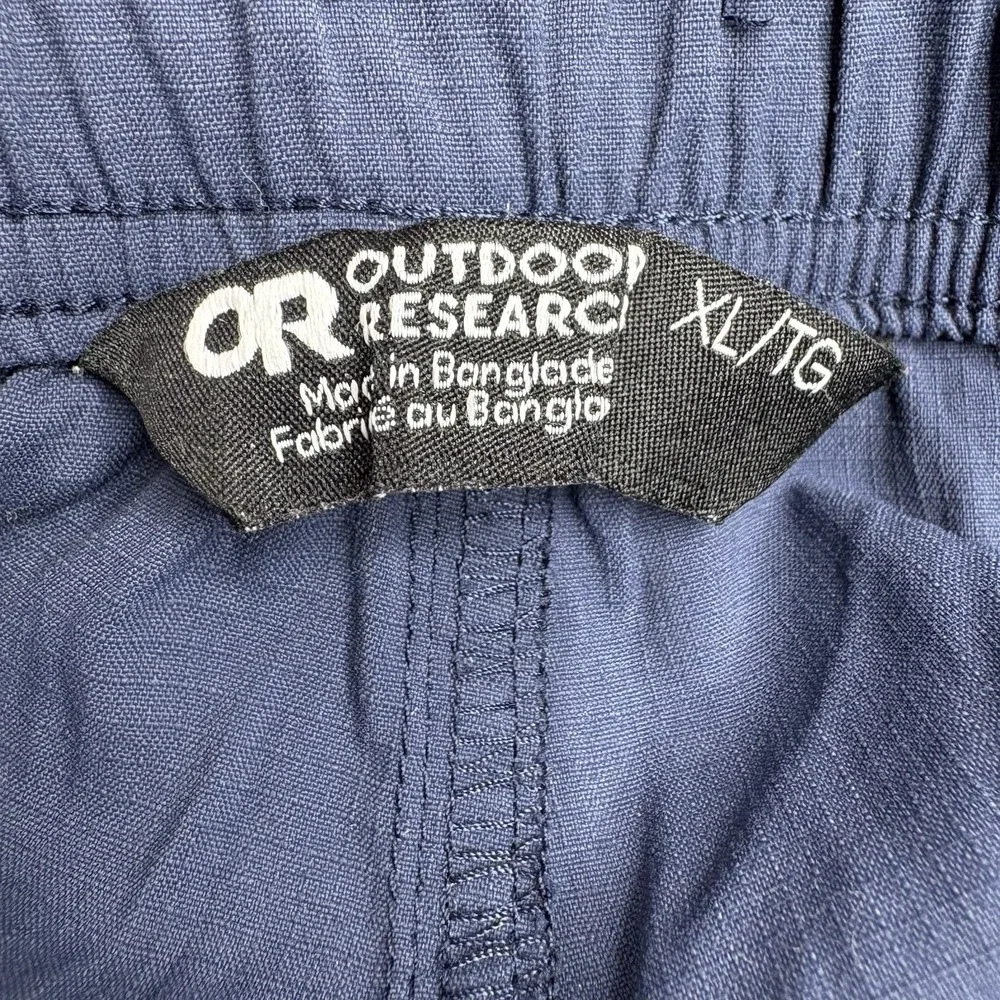 Outdoor Research Men's XL Navy Blue Elastic Waist Drawstring Trail Zendo Joggers